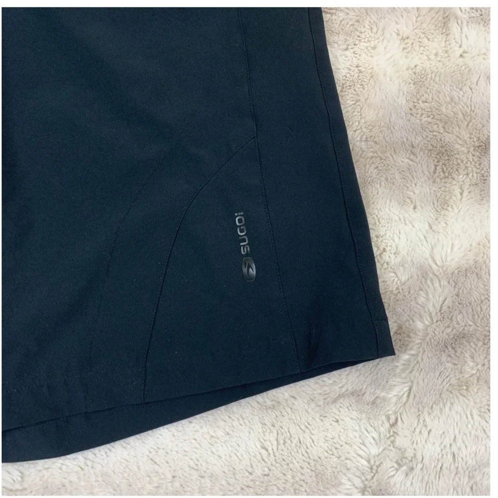 Sugoi Men Black Mountain Bike Shorts Adjustable Waist Performance Cycling Size M